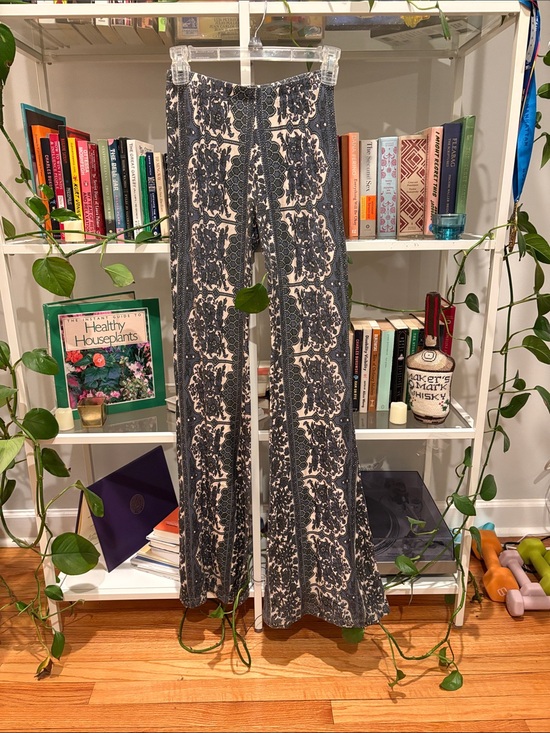 Novella Royale Pants - Novella Royale High-Rise Wide-Leg Printed Pants